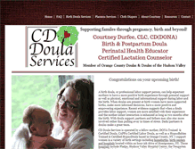 Tablet Screenshot of cddoula.com